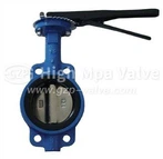 Injap Rama-rama Bergaris Getah